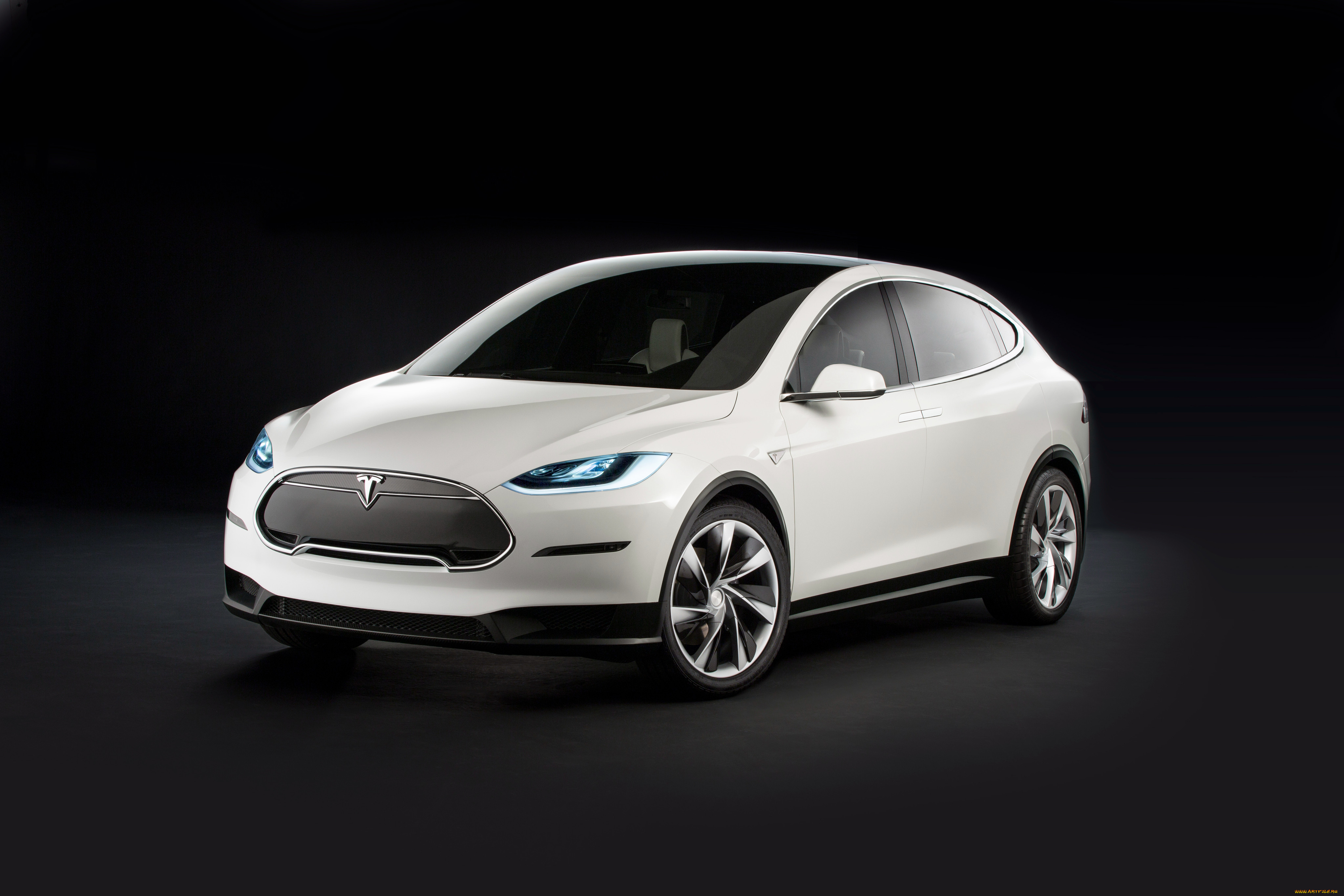 , tesla, model, x, prototype